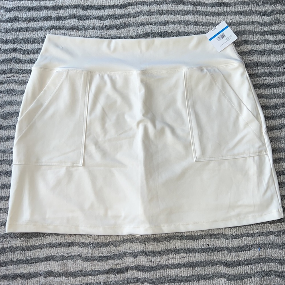 Rafaella Women’s Golf Tennis Pickleball Skirt Skort Ivory
